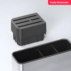 Spoon Stand for Kitchen | Stainless Steel Cutlery Stand & Spoon Organizer | Countertop Cutlery Holder for Forks, Spatula, Knives | Rustproof & Durable Knife Stand